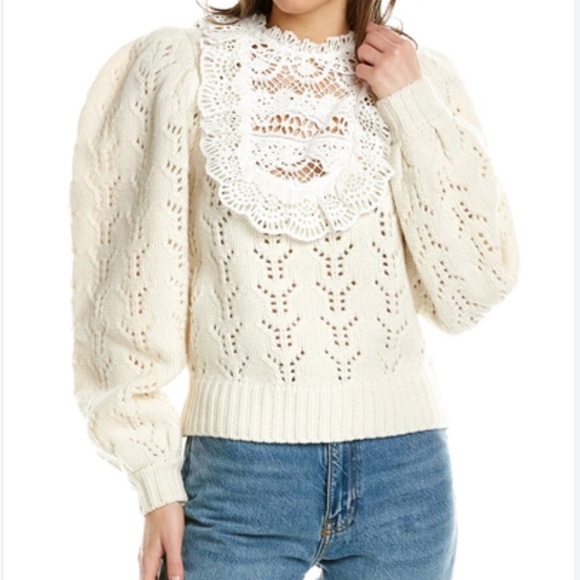 New -Sea
Patrizia Lace Combo Sweater - Picture 2 of 14